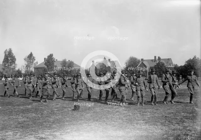 Fort McHenry - Groups, 1917. Creator: Harris & Ewing.