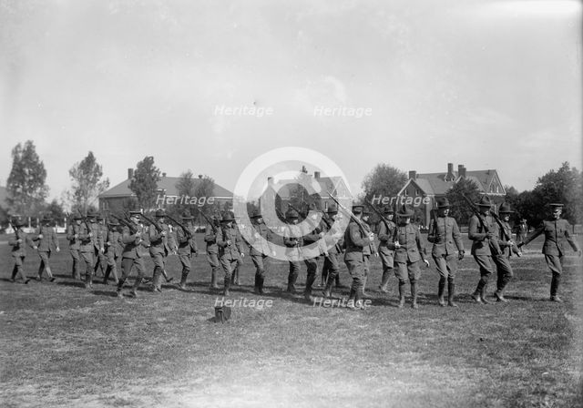 Fort McHenry - Groups, 1917. Creator: Harris & Ewing.