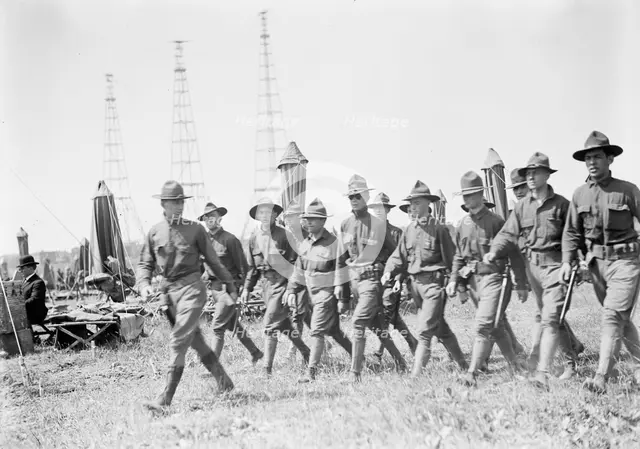 Fort McHenry - Groups, 1917. Creator: Harris & Ewing.