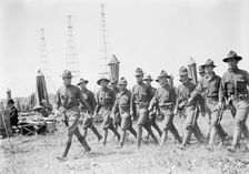 Fort McHenry - Groups, 1917. Creator: Harris & Ewing
