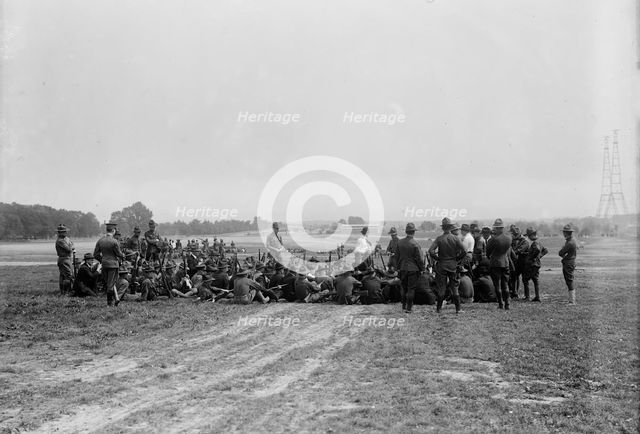 Fort McHenry - Groups, 1917. Creator: Harris & Ewing.