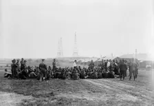 Fort McHenry - Groups, 1917. Creator: Harris & Ewing