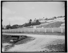 Fort Mackinac, Mackinac Island, Mich., between 1890 and 1901. Creator: Unknown