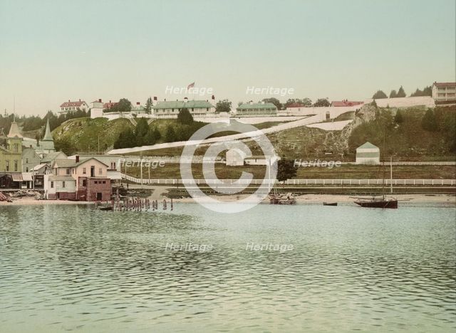 Fort Mackinac, Michigan, c1899. Creator: Unknown.