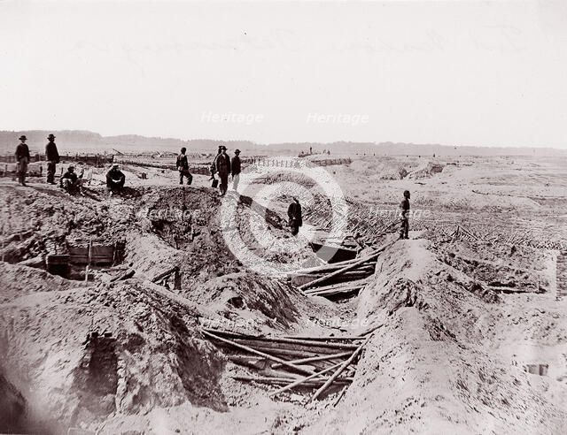 Fort Mahone, Petersburg, Virginia, 1864. Creator: Thomas C. Roche.