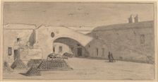 Fort Marion, Florida, c. 1874. Creator: James Wells Champney