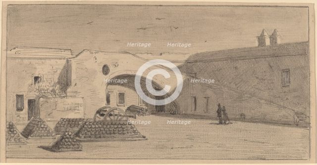 Fort Marion, Florida, c. 1874. Creator: James Wells Champney.