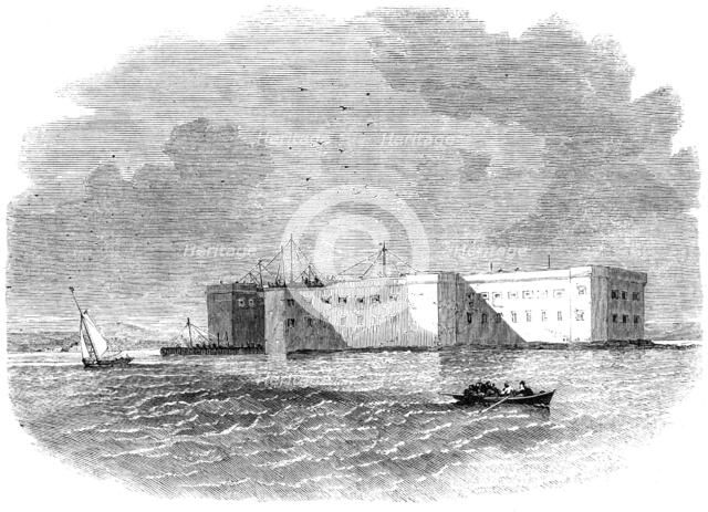 Fort Montgomery, at Rowse's Point, Lake Champlain, 1861. Creator: Unknown.