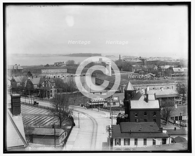 Fort Monroe, Old Point Comfort, Va., c1902. Creator: William H. Jackson.