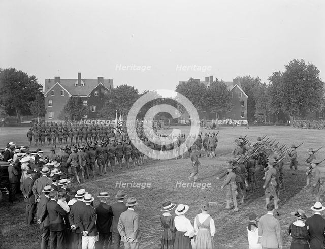 Fort Myer Officers Training Camp, 1917. Creator: Harris & Ewing.
