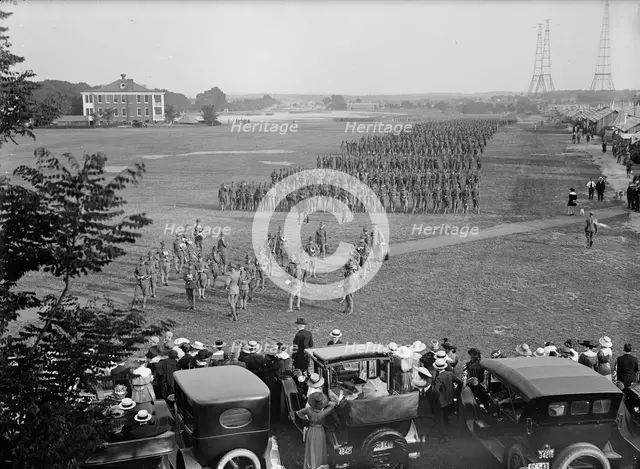 Fort Myer Officers Training Camp, 1917. Creator: Harris & Ewing.