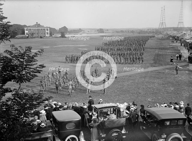 Fort Myer Officers Training Camp, 1917. Creator: Harris & Ewing.