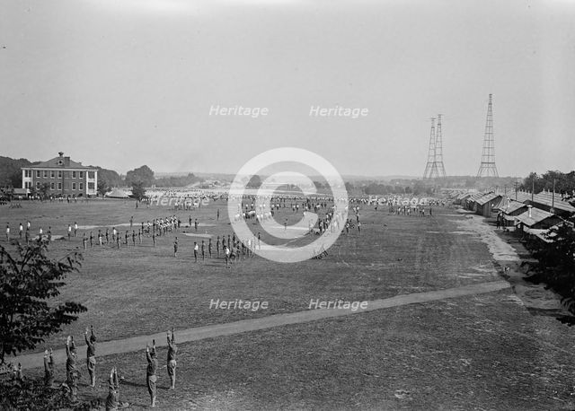 Fort Myer Officers Training Camp, 1917. Creator: Harris & Ewing.