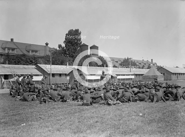 Fort Myer Officers Training Camp, 1917. Creator: Harris & Ewing.