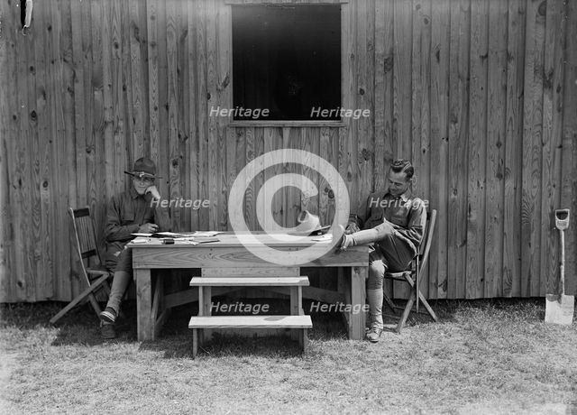 Fort Myer Officers Training Camp, 1917. Creator: Harris & Ewing.