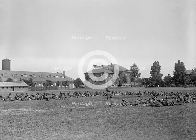 Fort Myer Officers Training Camp, 1917. Creator: Harris & Ewing.