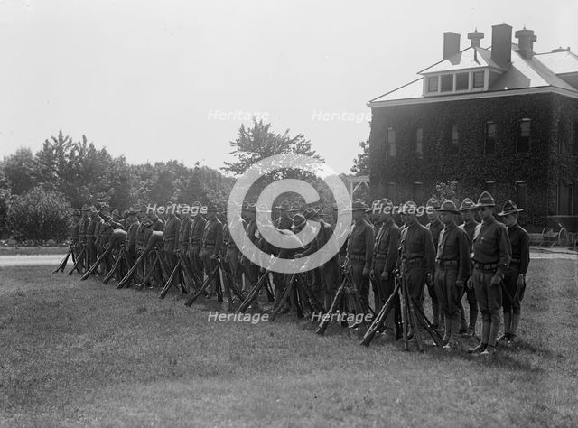 Fort Myer Officers Training Camp, 1917. Creator: Harris & Ewing.