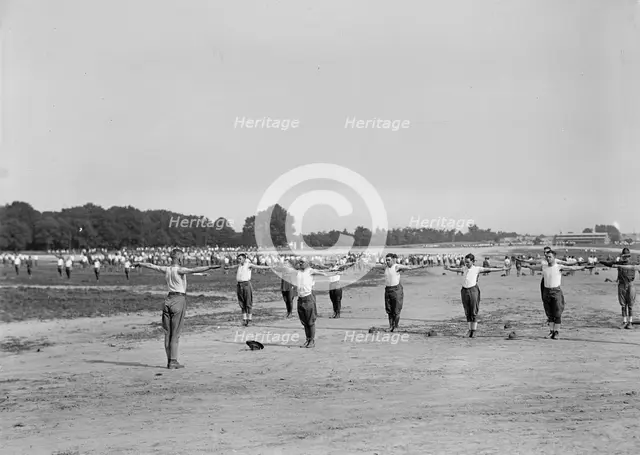 Fort Myer Officers Training Camp, 1917. Creator: Harris & Ewing.