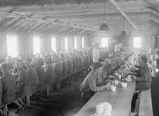 Fort Myer Officers Training Camp - Mess, 1917. Creator: Harris & Ewing