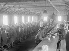 Fort Myer Officers Training Camp - Mess, 1917. Creator: Harris & Ewing