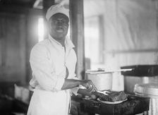 Fort Myer Officers Training Camp - Mess, 1917. Creator: Harris & Ewing