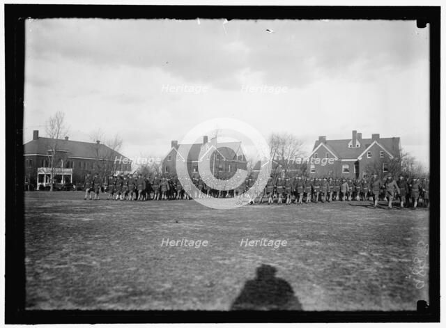 Fort Myer Officers Training School, between 1916 and 1918. Creator: Harris & Ewing.