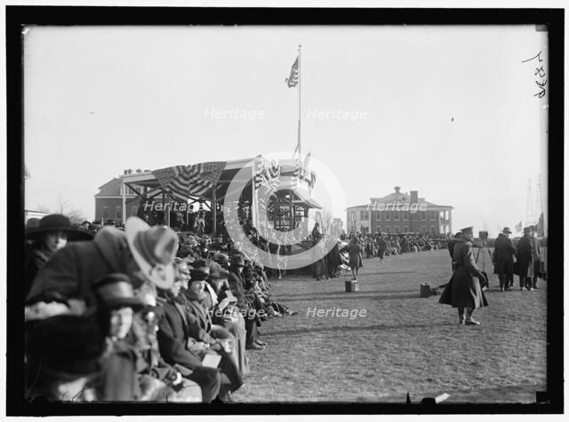 Fort Myer Officers Training School, between 1916 and 1918. Creator: Harris & Ewing.