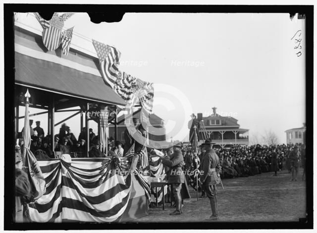Fort Myer Officers Training School, between 1916 and 1918. Creator: Harris & Ewing.