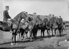 Fort Myer Horse Shows - Army Officers Who Took Part in London Horse Show, 1912. Creator: Harris & Ewing