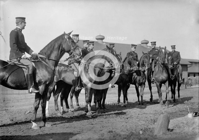 Fort Myer Horse Shows - Army Officers Who Took Part in London Horse Show, 1912. Creator: Harris & Ewing.
