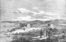 Fort Nottich, Bomarsund - Breach made by an English Three-gun Battery - from a sketch by..., 1854. Creator: Unknown