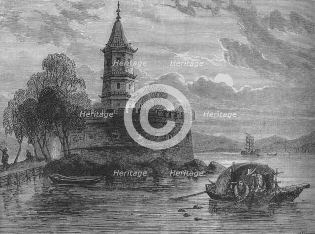 'Fort on the Peiho River', c1880. Artist: Unknown.