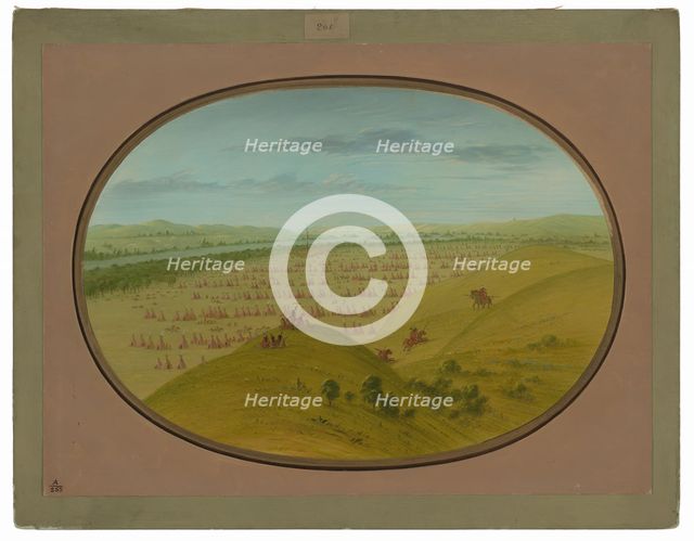 Fort Pierre, 1861/1869. Creator: George Catlin.