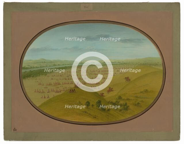 Fort Pierre, 1861/1869. Creator: George Catlin.