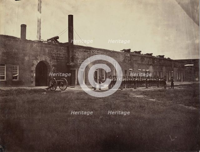 Fort Pulaski, 1860s. Creator: George N. Barnard.