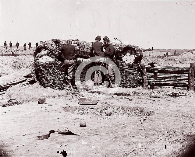 [Fort Sedgwick]/[Fort Price]. Brady album, p. 27, 1861-65. Creator: Tim O'Sullivan.