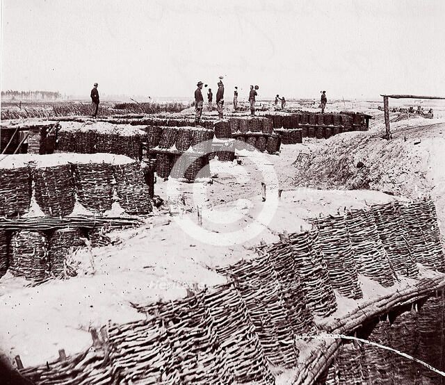 Fort Sedgwick in front of Petersburg, 1864. Creator: Tim O'Sullivan.