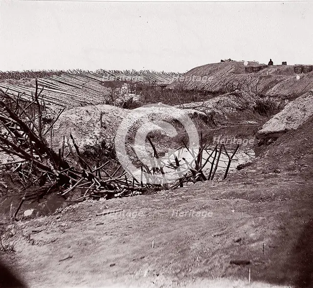 Fort Sedgwick in front of Petersburg, 1864. Creator: Tim O'Sullivan.