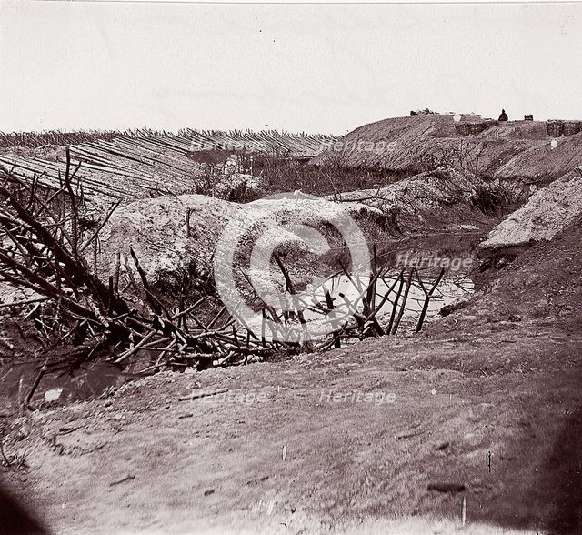 Fort Sedgwick in front of Petersburg, 1864. Creator: Tim O'Sullivan.