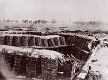 Fort Sedgwick near Petersburg, interior, 1864. Creator: Tim O'Sullivan