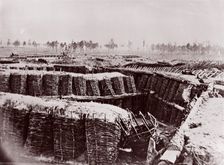 Fort Sedgwick near Petersburg, interior, 1864. Creator: Tim O'Sullivan