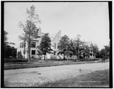 Fort Sheridan, Ill., officers club, between 1880 and 1899. Creator: Unknown
