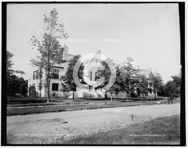 Fort Sheridan, Ill., officers' club, between 1880 and 1899. Creator: Unknown.