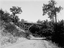 Fort Sheridan, Ill., Ravine Bridge, between 1880 and 1899. Creator: Unknown