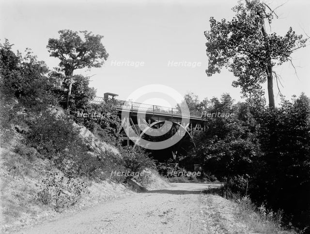 Fort Sheridan, Ill., Ravine Bridge, between 1880 and 1899. Creator: Unknown.
