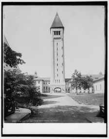 Fort Sheridan, Ill., tower above general quarters, c1898. Creator: Unknown