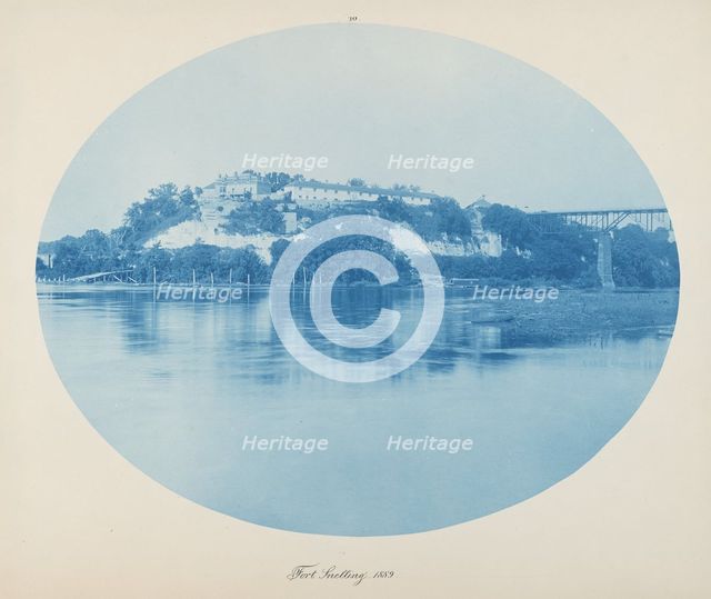 Fort Snelling, 1889. Creator: Henry Bosse.