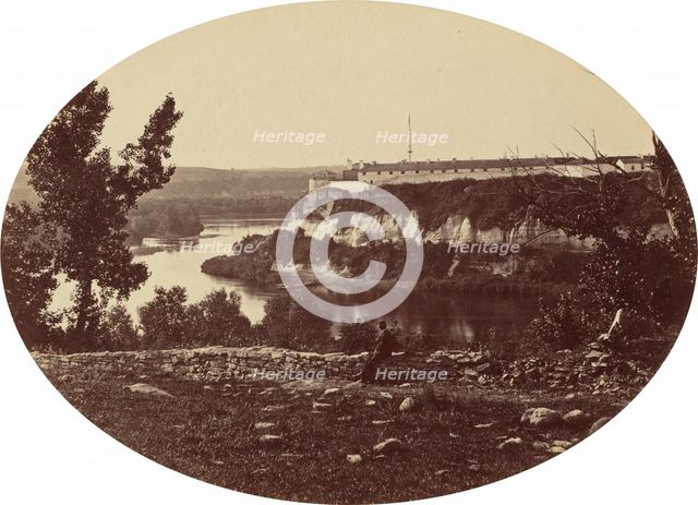 Fort Snelling, c. 1865. Creator: Joel E Whitney.