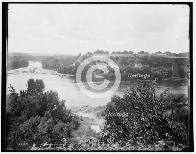 Fort Snelling from across the river, c1898. Creator: Unknown.
