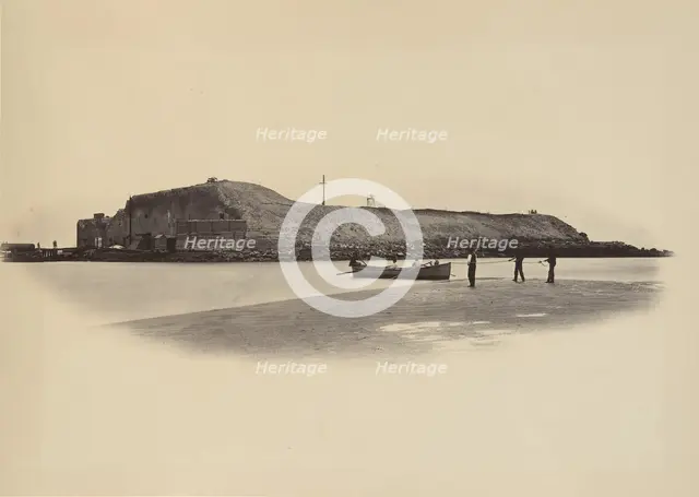 Fort Sumpter, 1860s. Creator: George N. Barnard.